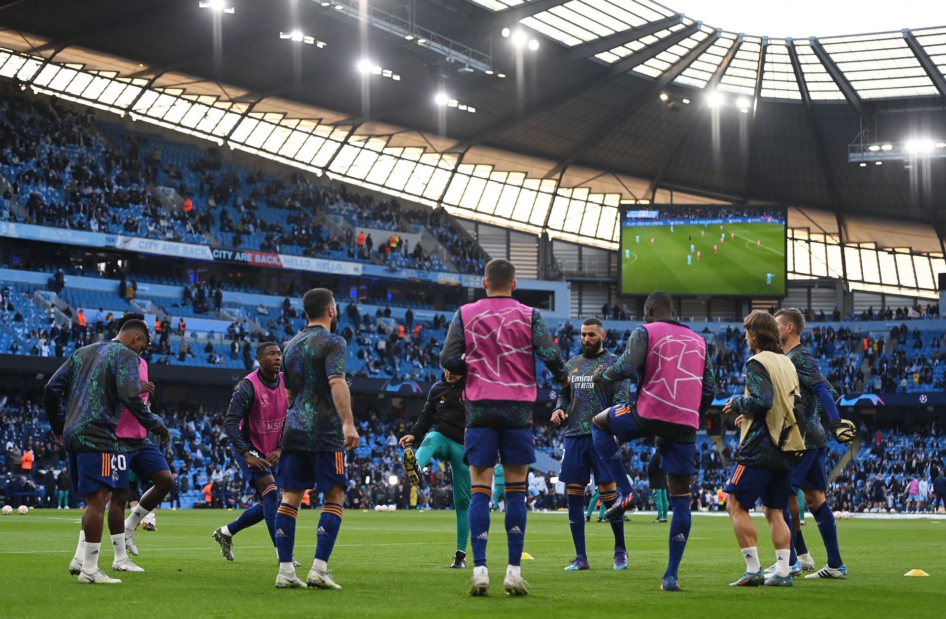Manchester City v Real Madrid Semi Final Leg One - UEFA Champions League